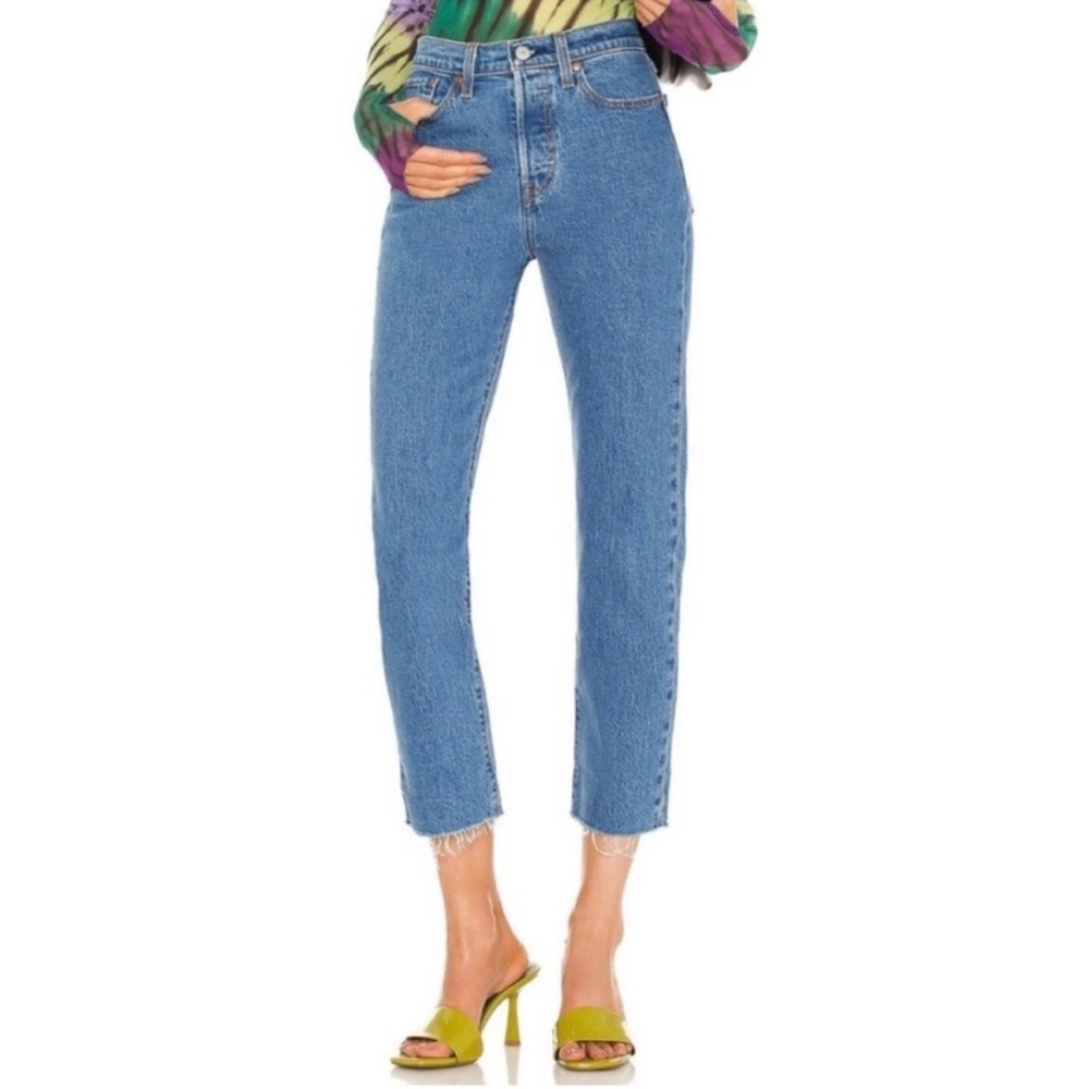 Levi’s Wedgie Straight Ankle in Jazz Wave Size 26
